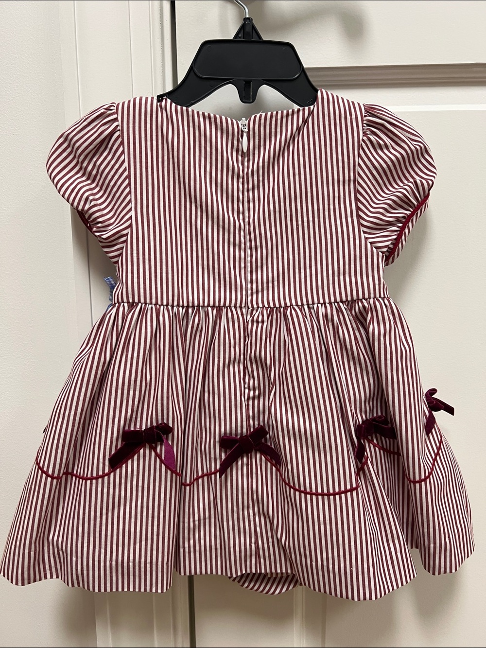 Edgehill Collection Christmas Samantha Candy Stripe Party Dress - Size 9M - Picture 8 of 9